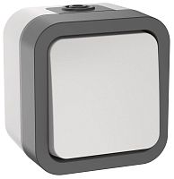 Выключатель кнопочный 1-кл. ОП TORS 10А IP55 TS210 бел. | код TS-V14-0-10-55-K41 | IEK