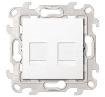Розетка 2хRJ45 кат 5е UTP, белый | код 2450593-030 | Simon