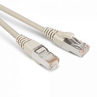 Патч-корд F/UTP экран. Cat.5e LSZH 10 м серый, Hyperline PC-LPM-STP-RJ45-RJ45-C5e-10M-LSZH-GY | код 42344 | Hyperline