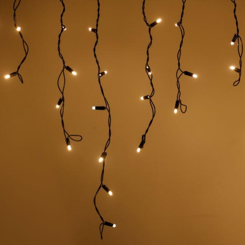 Гирлянда светодиодная декоративная ARD-EDGE-CLASSIC-2400x600-BLACK-88LED-STD WARM (230V, 6W) (ARDCL, IP65) | код 26013 | Arlight