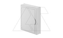 Щит навесной ECO BOX 2x12M, N/PE 3x 6x16+3x10mm2, белая пласт. дверь, белый RAL9003, 434x354x105mm, IP40 | код 2505-00 | Elektro-plast Nasielsk