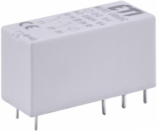 Реле электромеханическое миниатюрное MER2-005 DC 2p | код 002473030 | ETI