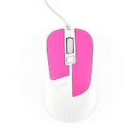 Мышь Gembird MOP-410-P, USB, фуксия, 3 кнопки+колесо кнопка, soft touch, 1600 DPI, кабель 1.5м | код MOP-410-P | Gembird