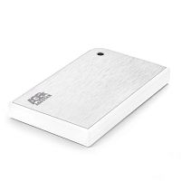 USB 3.0 Внешний корпус 2.5 SATA AgeStar 3UB2A14 (WHITE), алюминий, белый, безвинтовая конструкция | код 3UB2A14 (WHITE) | AgeStar
