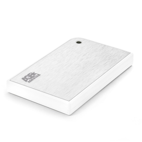 USB 3.0 Внешний корпус 2.5 SATA AgeStar 3UB2A14 (WHITE), алюминий, белый, безвинтовая конструкция | код 3UB2A14 (WHITE) | AgeStar