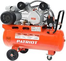 Компрессор поршневой Patriot PTR 50-450A масляный 450л/мин 50л 2200Вт оранжевый/черный | код 1428665 | PATRIOT