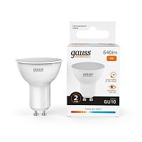 Лампа светодиодная Elementary MR16 9Вт 3000К GU10 640лм | Код. 13619 | Gauss