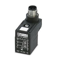 Штекерный модуль для электромагнитного клапана SAC-3P-MS/B-1L-Z SCO | код 1458541 | PHOENIX CONTACT