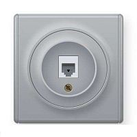 Механизм розетки комп. 1-м СП Florence 1xRJ45 кат.5e сер. 1E20701302 OneKeyElectro 2172839