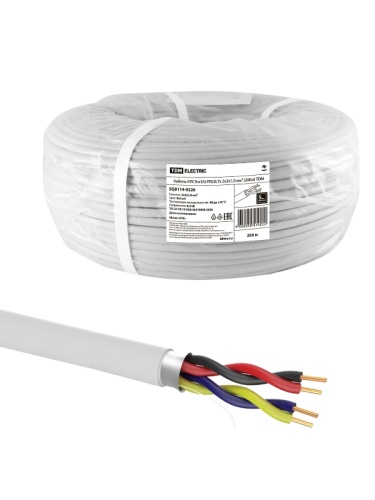Кабель КПСЭнг(А)-FRLSLTx 2х2х1 мм (бухта 200м) ТРТС | код SQ0114-0226 | РЭМЗ ТМ