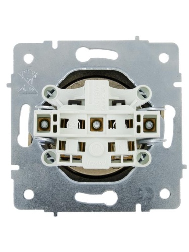 VESNA Розетка б/з ПБТ золото | код 742-3688-121B | LEZARD фото 4