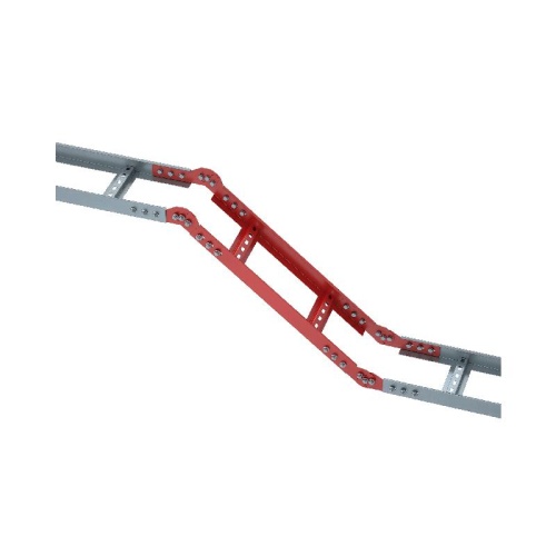 Угол для лотка шарнирный вертикальный 400х70 сталь 1.5мм LSHL70-400-1.5 КМ LO5065