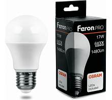 Лампа светодиодная LED 17вт Е27 дневной Feron.PRO | код 38040 | FERON