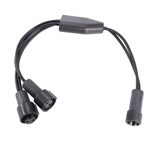 Разветвитель-Y для уличных гирлянд Professional (1вход 2 выхода) черн. ПВХ NEON-NIGHT 315-402