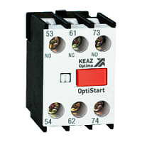 Блок контактный OptiStart K-FX-48421 фронтальный 2НО+1НЗ для F-09..(A)F-150 и FR | код 335302 | КЭАЗ