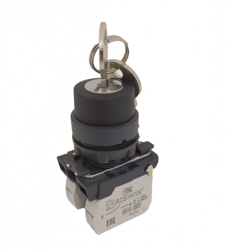 Переключатель Briswik КПЕ 1704 -К черный IP66 УХЛ2 10А 0но+4нз | код aB-YB-6Ai-0145 | Briswik