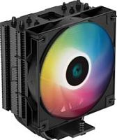 Устройство охлаждения(кулер) Deepcool AG400 Bk ARGB Soc-AM5/AM4/1151/1200/1700 4-pin 31.6dB Al+Cu 220W 614gr LED Ret | код 1998555 | DEEPCOOL