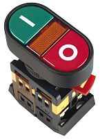 Кнопка APВВ-22N 22 мм² 660/440В, IP40, Красный | код. BBD10-APBB-K51 | IEK