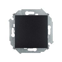 Выключатель одноклавишный, скрытой установки, 10А 250В, графит | код 1591101-038 | Simon
