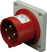 Вилка встраиваемая ERR-3243 IP44 (32A, 400V, 3P+PE) | код 004482112 | ETI
