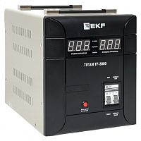 Стабилизатор напряжения электронный напольного исполнения TITAN -ТF-3000 EKF | код stab-TF-3000 | EKF