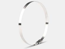 Хомут AISI 304 из нержавеющей стали, 4.6x150 HLT | код 084-01-301 | HLT