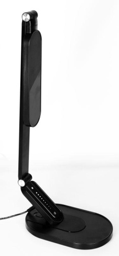 Светильник светодиодный KD-859 C02 черн LED наст.10Вт 230В 750лм сенс.рег.ярк и цвет.темп USB-5В 1А черн. Camelion 13535 фото 4