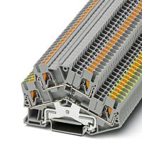 Двухъярусная заземляющая клемма PTTBS 2,5-PE/L | код 3209621 | PHOENIX CONTACT