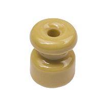 Изолятор ОП керамика песочн. зол. (уп.50шт) | код R1-551-019-50 | Bironi