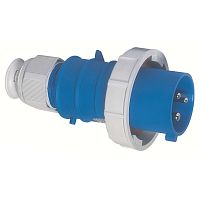 Вилка кабельная 16А 3Р(2Р+Е) 230В 6h IP67 (Quick-Connect) Bals 21238 | код 21238 | Bals
