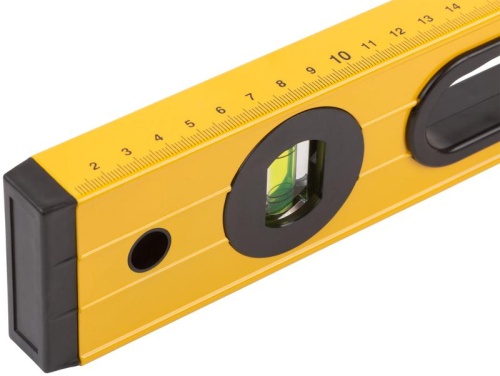 Уровень "Янтарь" 3 глазка ручки усиленный корпус фрезер. рабочая грань шкала 600мм FIT 18162 фото 6