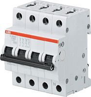 Автоматический выключатель S203 3P+N 6А B 6кА S203 B6NA | код 2CDS253103R0065 | ABB