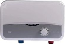 Водонагреватель Ariston Aures S 3.5 COM PL 3.5кВт электрический настенный/серебристый | код 1123016 | ARISTON
