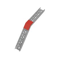 Крышка для угла вертикального внешн. 45град. осн.100 "ПЛЮС" KVLplus45-100 INOX304 КМ PL6541