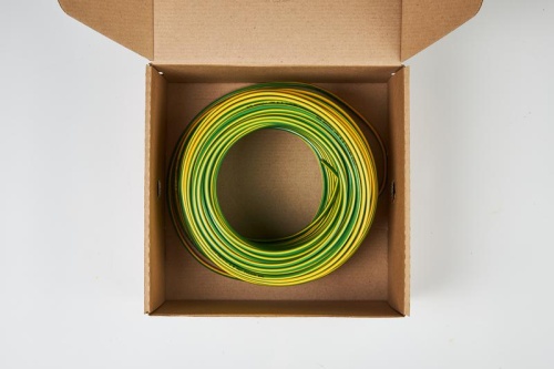 Провод H07V-K 2.5 GN/YE (коробка) (уп.100м) LAPP 3120000411