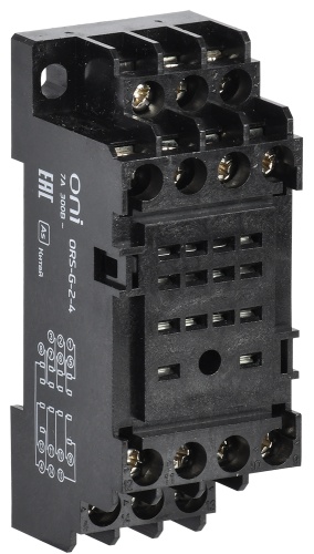 Розетка ORS-G-2-4 для реле OGR-2 4C ONI | код ORS-G-2-4-G | IEK