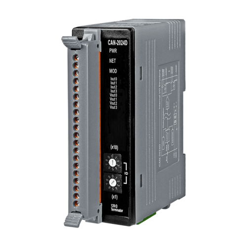 CAN-2024D CR DeviceNet Slave Module of 4-channel 14-bit Analog Output | код 00-06065285 | ICP DAS