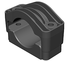 Одиночное кабельное крепление D 40-60 мм | код scc4060 | EKF