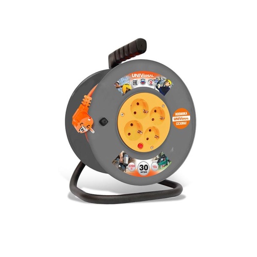 Удлинитель силовой ВЕМ-250 термо ПВС 3*0,75 30м | код 1680 | Universal