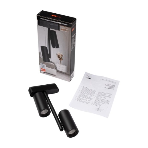 Светильник трековый светодиодный низковольтный ДПО16 2320B 2X10W 4000K 36° черныйIP20 Jazzway | код 5056695 | JazzWay фото 7