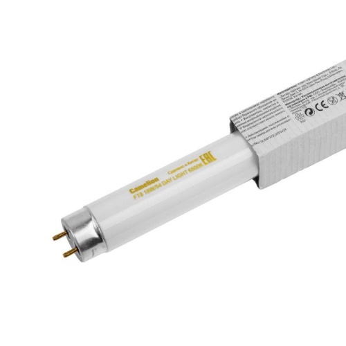 Лампа люминесцентная FT8-18W/54 18Вт T8 6500К G13 Camelion 3005 фото 5