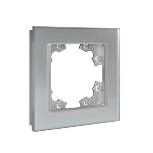 Афина рамка стеклянная одноместная, серебро (еврослот) | код 2266 | Universal фото 2