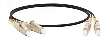Патч-корд волоконно-оптический (шнур) MM 50/125 LC-LC 2 мм duplex LSZH 20 м черный, Hyperline FC-D2-50-LC/PR-LC/PR-H-20M-LSZH-BK | код 225297 | Hyperline