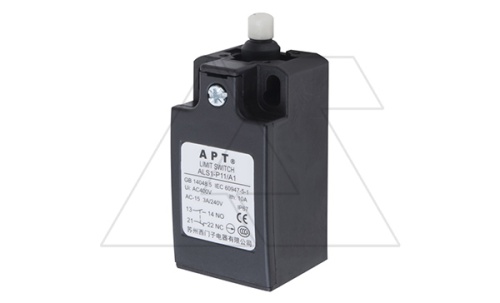 Выключатель концевой ALS1-P, 1NO+1NC, 3A 240VAC/24VDC, кнопочный плунжер, пласт. корпус, IP67 | код ALS1-P11/A1 | АРТ