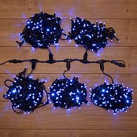 Гирлянда LED ClipLight 24V, 5 нитей по 20 метров, цвет диодов Синий, Flashing (Белый) | код 323-603 | NEON-NIGHT