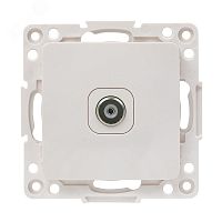 Стокгольм Механизм Розетки TV 1-местной оконечной 10дБ-240МГц белый | код EYA00-227-10 | EKF