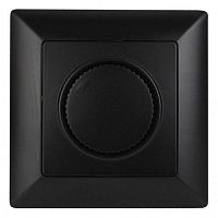 Светорегулятор Intro Solo 4-401-05 поворотный, 600Вт 230В, IP20, СУ, антрацит | код Б0053709 | ЭРА