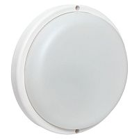 Светильник светодиодный ЖКХ ДПО-1200 18Вт 4000К IP65 круг с оптико-акустическим датчиком движения | код BKL-1200DA-R-18-4000 | EKF