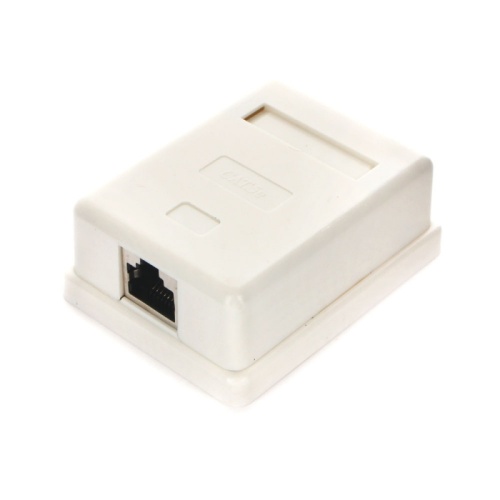 Розетка NAS212 RJ-45 кат.STP 5e внешняя экранированная 1 порт, 110&Krone | код NAS212 | Cablexpert