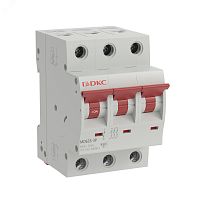 Выключатель автоматический трехполюсный 2А C MD63S-3PC6 4,5кА | код MD63S-3PC2 | DKC